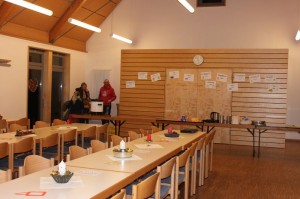 Kaffee und Kuchenstand