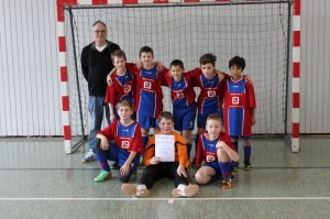 Hallenfußball Sasbach 2. Platz 29.01.2015